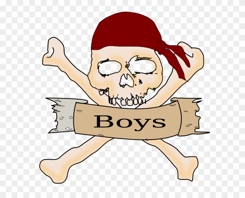 Boy Pirate Clip Art - Pirates Skull And Crossbones Tile Coaster #378370