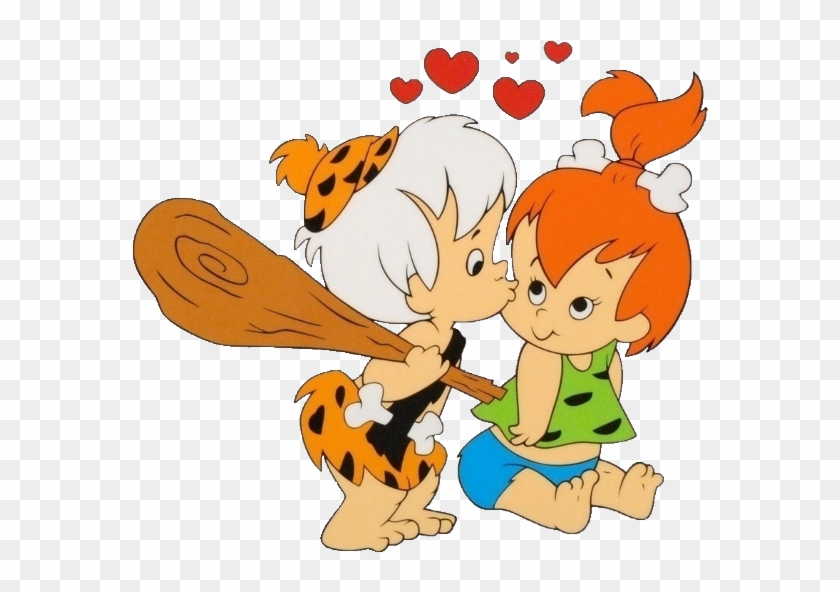 Baby Flintstones Baby Cartoon Characters Baby Clip - Pebbles And Bam Bam #3...