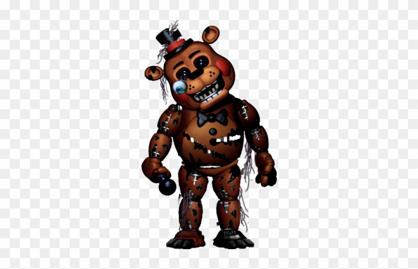 Withered Toy Freddy By Yoshipower879 - Fnaf Withered Toy Freddy #378436