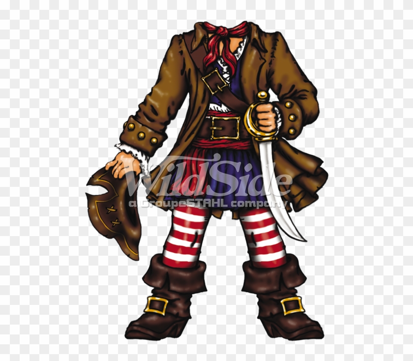 Pirate Captain - Pirate Captain Youth Crewneck Halloween Costume Christmas #378618