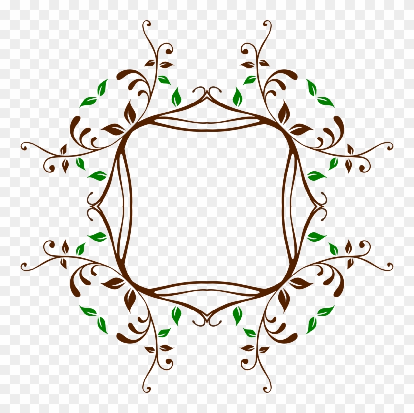 Medium Image - Vine Frame Clipart #378744