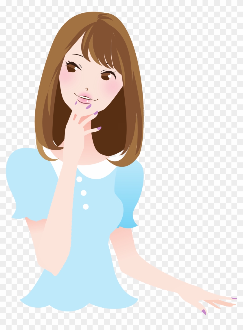 Woman - Beautiful Girl Cartoon Png - Free Transparent PNG Clipart Images  Download