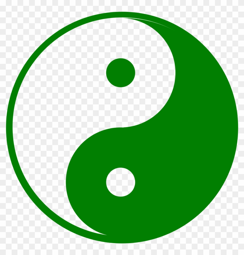 Big Image - Yin Yang Green #378829