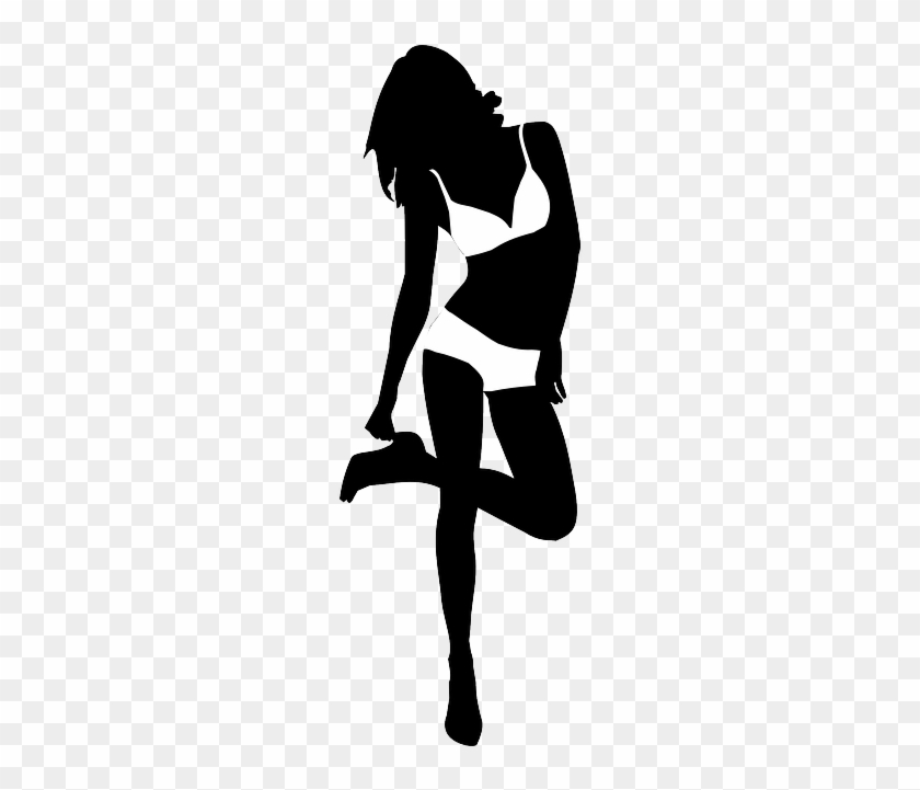 Photo By Openclipart-vectors - Hot Woman Silhouette Png #378840