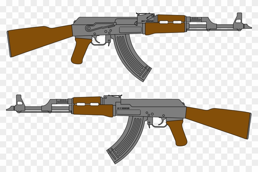 Big Image - Ak 47 Drawing Simple #378862