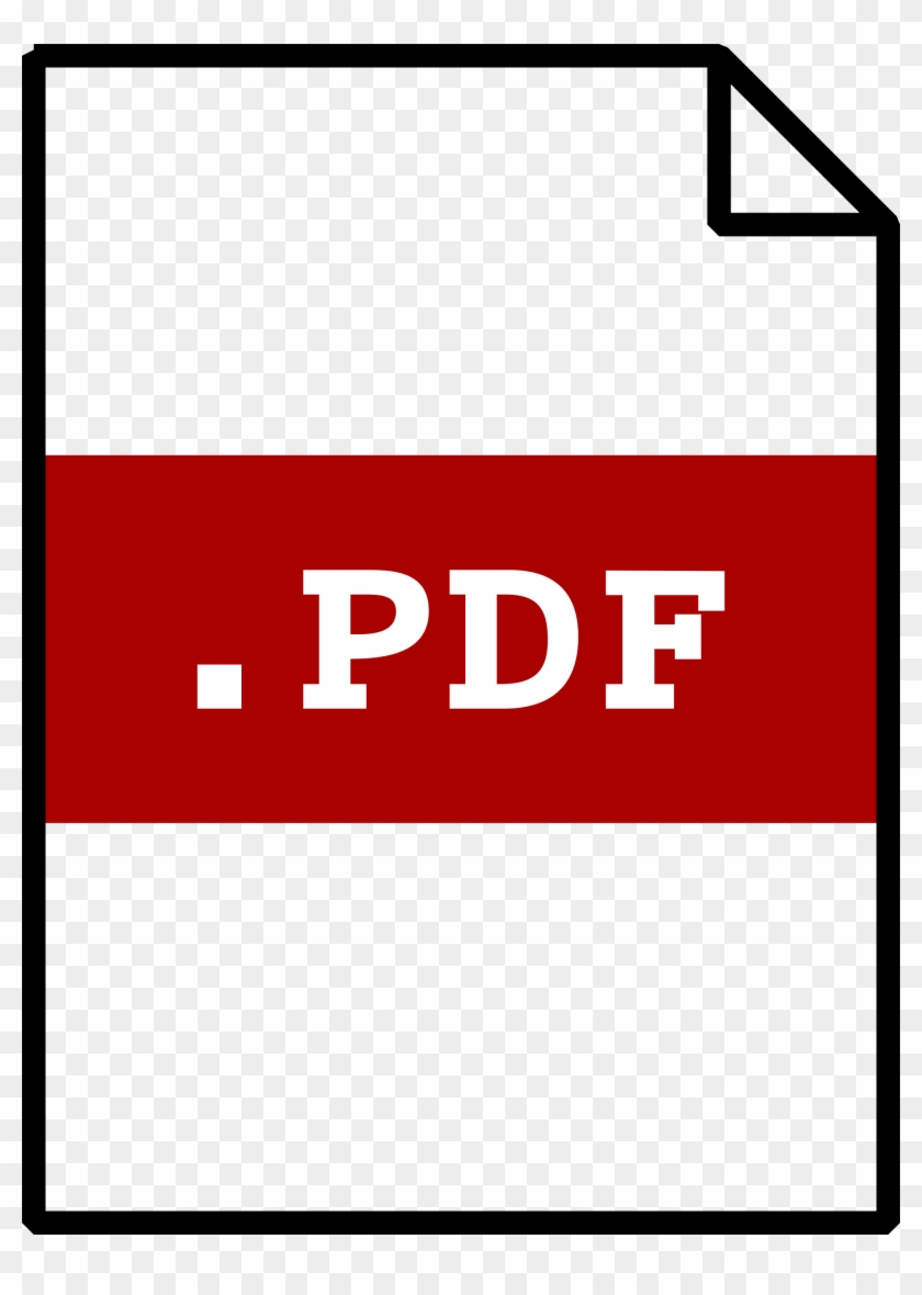 Portable Document Format Computer Icons Clip Art - Pdf Clipart #378897