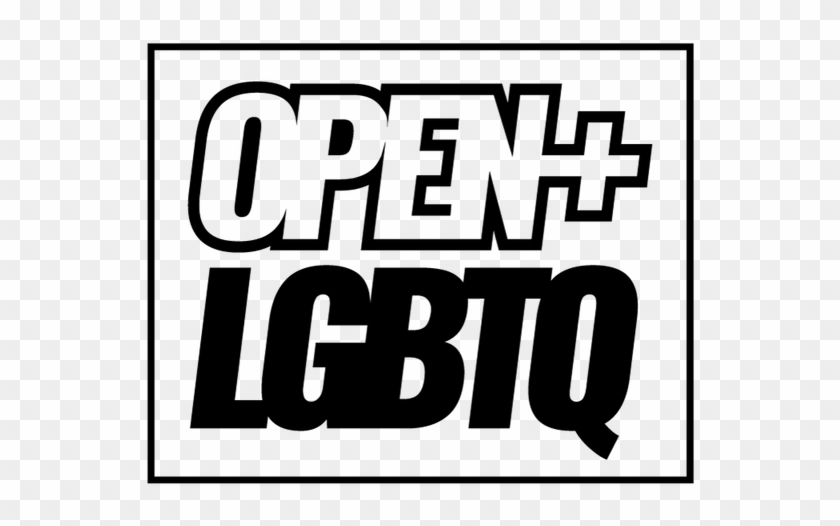 Open Lgbtq - Black-and-white #378896