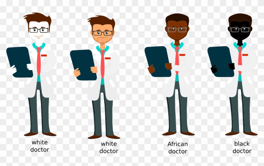 Medium Image - Black Male Doctor Clipart #378909