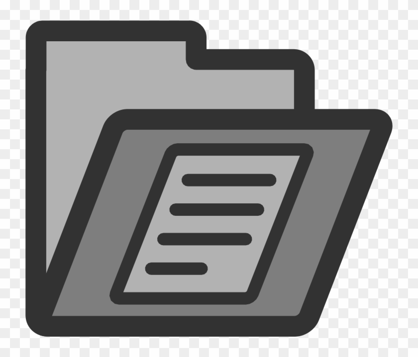 Paper Document Computer Icons Clip Art - Documents Folder Icon Png #379003