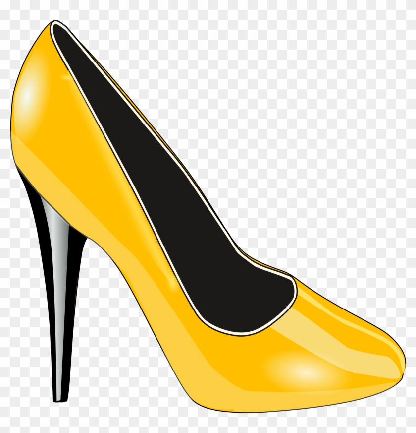 Big Image - Yellow Shoe Clip Art #379043