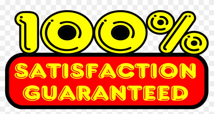 Satisfaction Guaranteed Vector Sticker Clip Art - 100 Satisfaction Guarantee Clipart #379063