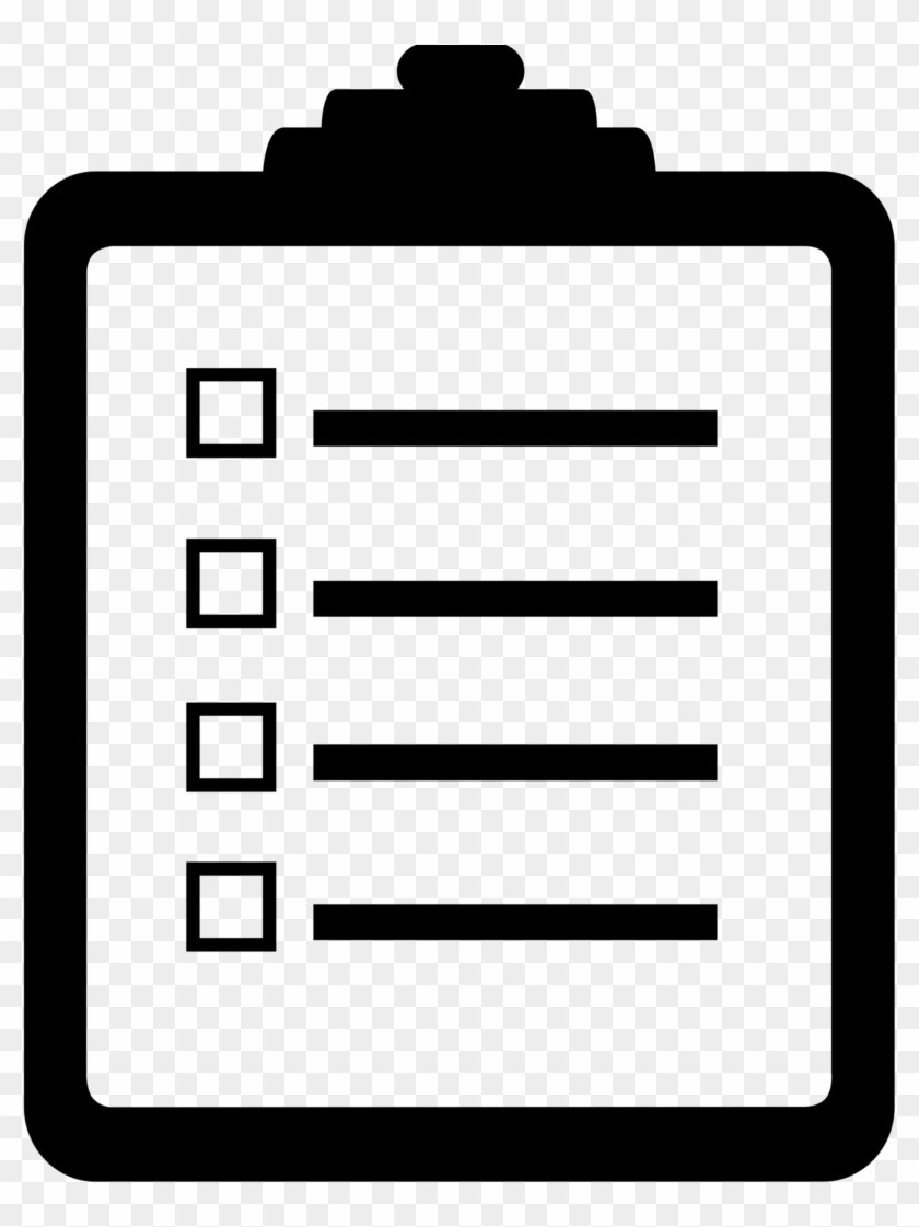 Week 1 Learning Checklist - Checklist Icon Black And White #379068