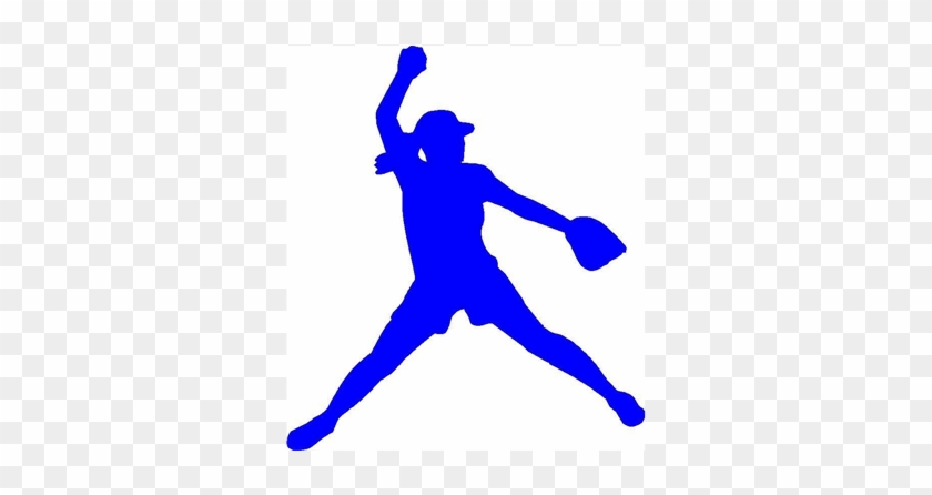 Fastpitch Softball Pitcher Silhouette - Softball Silhouette #379421