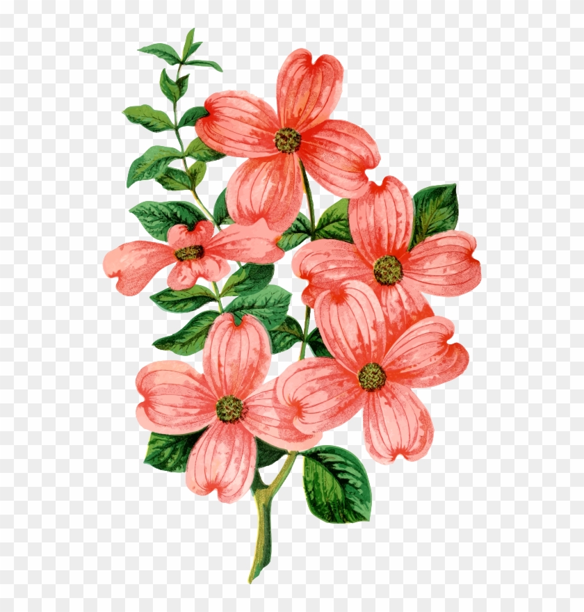 Floral Design Christmas Flower Bouquet Gift Clip Art - Thank You #379433