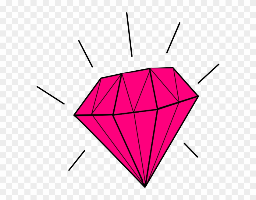Diamond Ring Clipart No Background - Pink Diamond Clip Art #379488