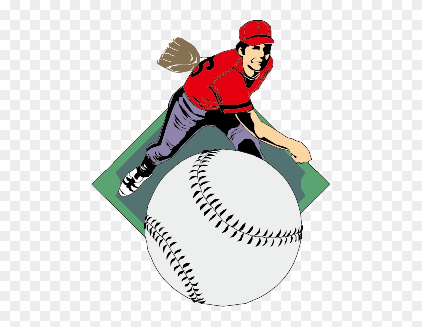 Baseball Pitcher Clip Art - Baseball #379496