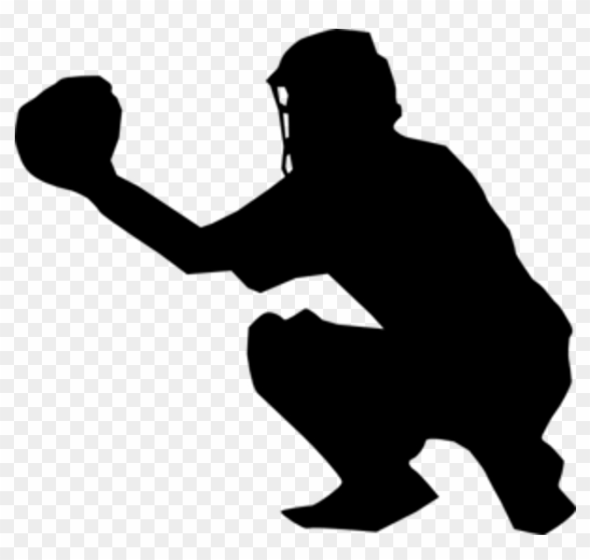 Baseball Catcher Mdstl Admin2015 10 16t08 - Clipart Baseball Catcher Silhouette #379503