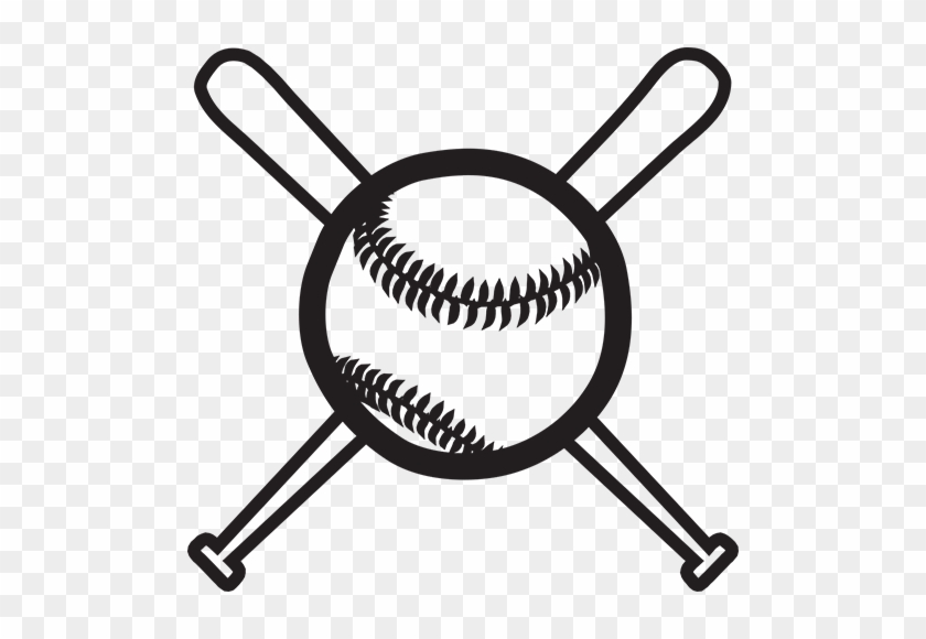 Baseball With Bats - Baseball Bat Clip Art #379580