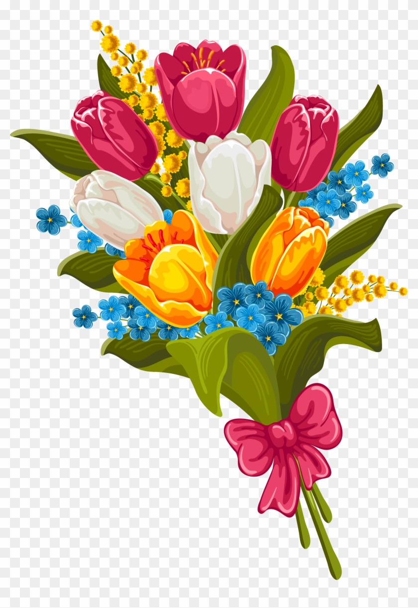 Flower Bouquet Clip Art - Flower Bouquet Clip Art #379708
