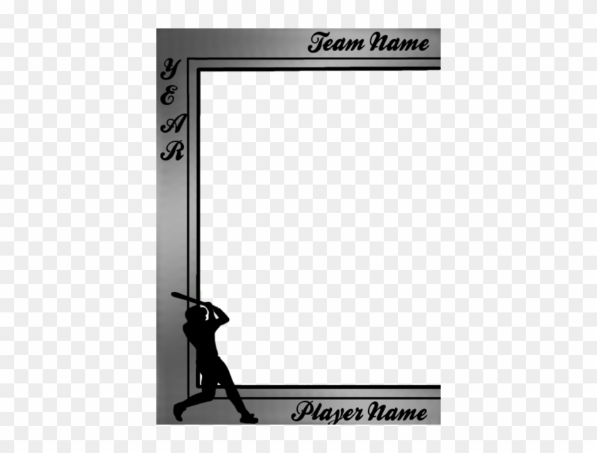 Baseball Photo Border 4 By Tarheel4life On Deviantart - Cafepress Batter Up Tile Coaster #379653