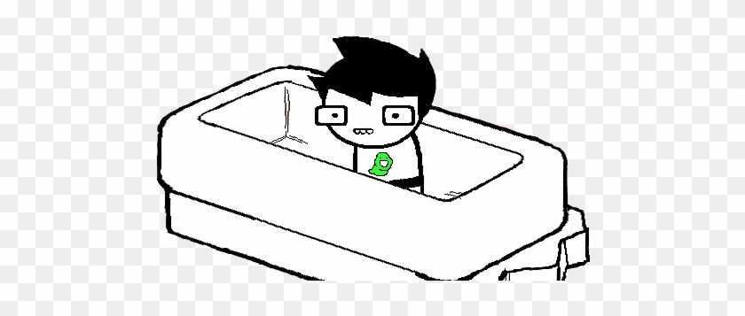 Baseball Hat Clipart Black And White - Homestuck John Egbert Gif #379655