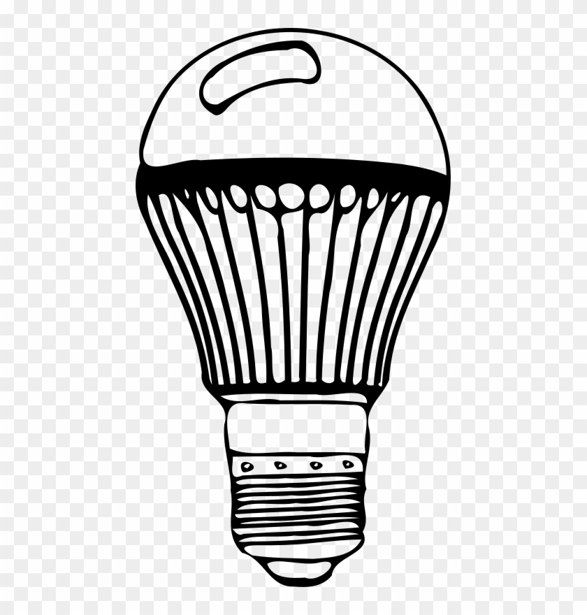 Free Clipart - Led Light Bulb Drawing #379700