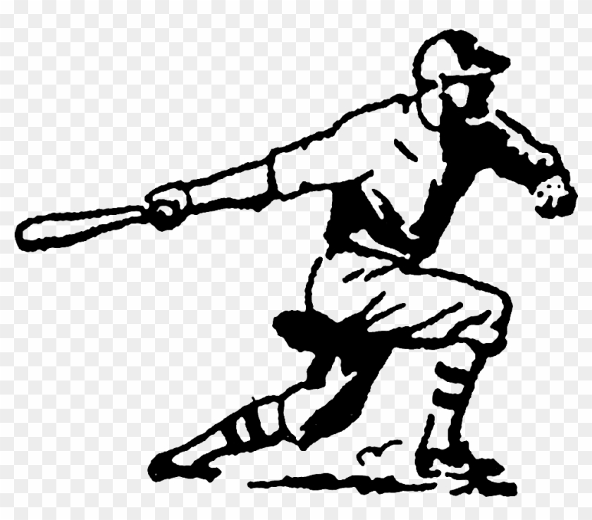 Actually, All Of The Digital Sport Clip Art Show Movement - Vintage Baseball Clip Art #379727