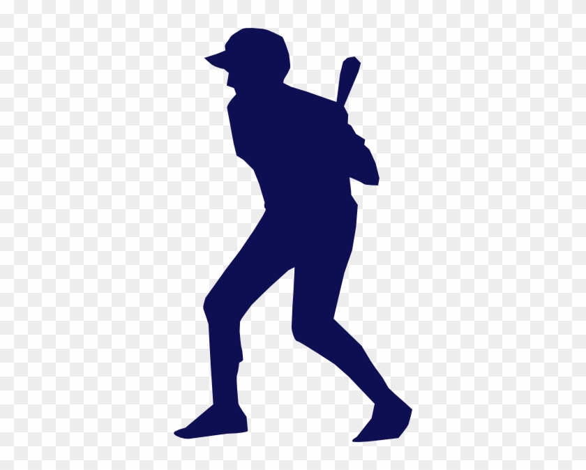 Baseball Player Clip Art At Clkercom Vector - Baseball Silhouette Shower Curtain #379739