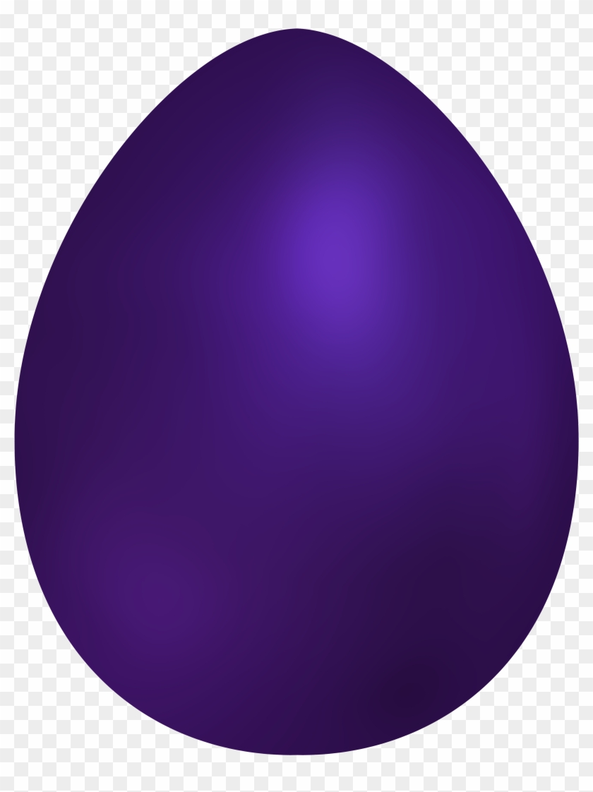 Dark Purple Easter Egg Png Clip Art - Egg Clipart Easter Egg Free #379749