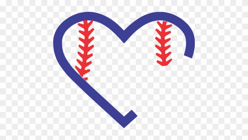Baseball Heart- Side Name Space - Texas Rangers Baseball Heart #379827