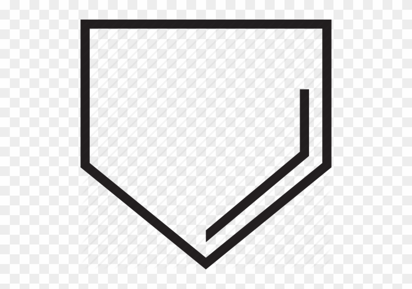 Home Plate Clipart - Baseball Home Plate Icon - Full Size PNG Clipart ...