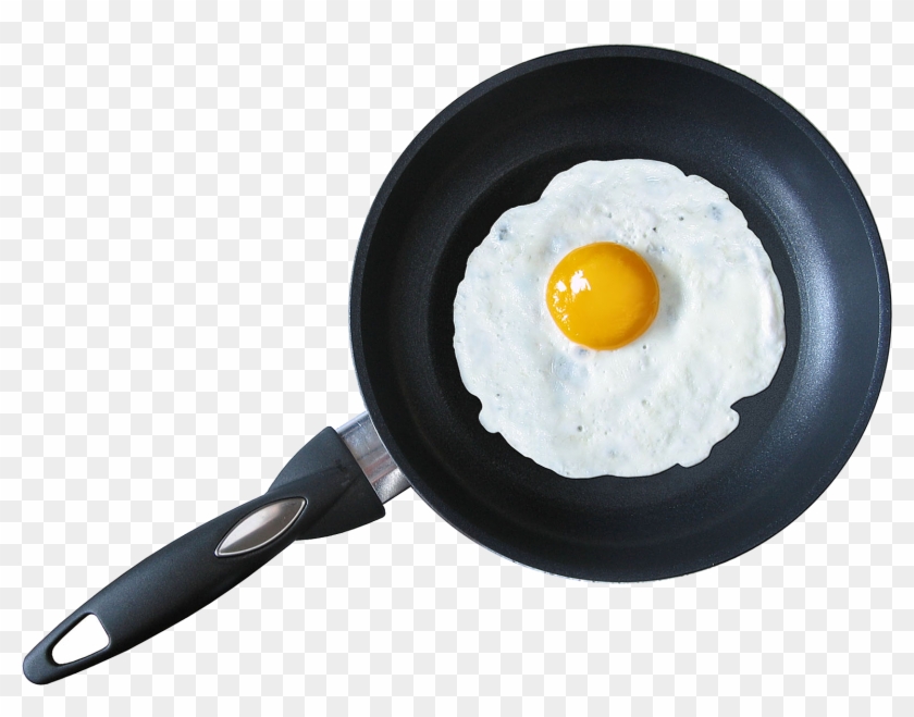 Frying Eggs Clipart - Egg In Frying Pan #379873