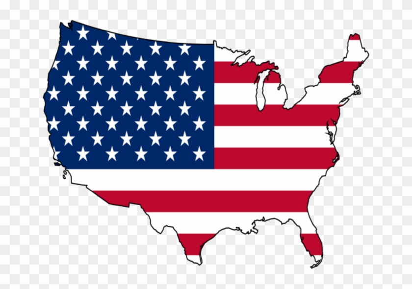 Screaming Baseball Clipart - United States Flag Map #379886