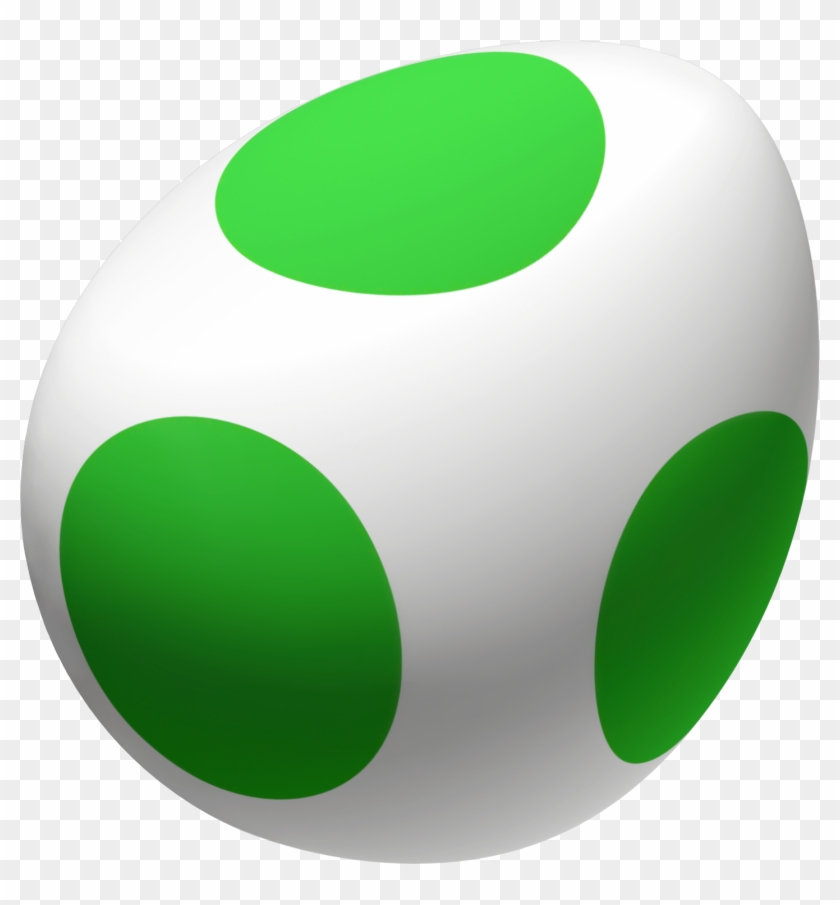 Yoshi Egg Tilted Artwork - Yoshi Egg Png #379897