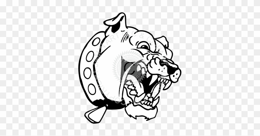 Scary Bulldog Drawing #379900