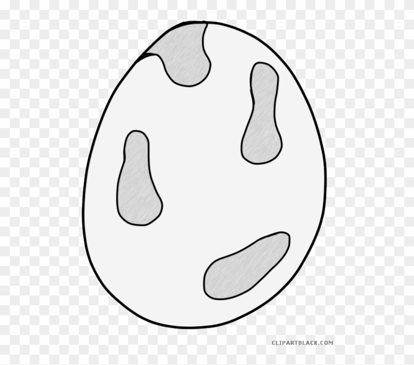 Dinosaur Egg Animal Free Black White Clipart Images - Neighbourhood Watch Signs #379909