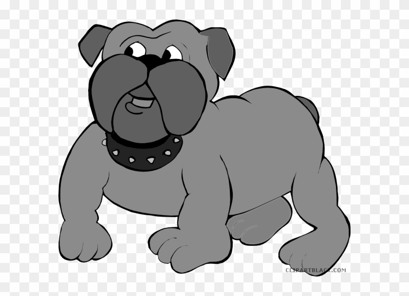 Bulldog Animal Free Black White Clipart Images Clipartblack - Anjing Animasi #379910