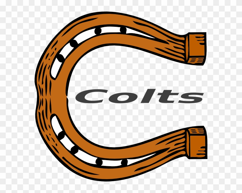 Colts Clip Art At Clker - Horseshoe Clip Art #379920