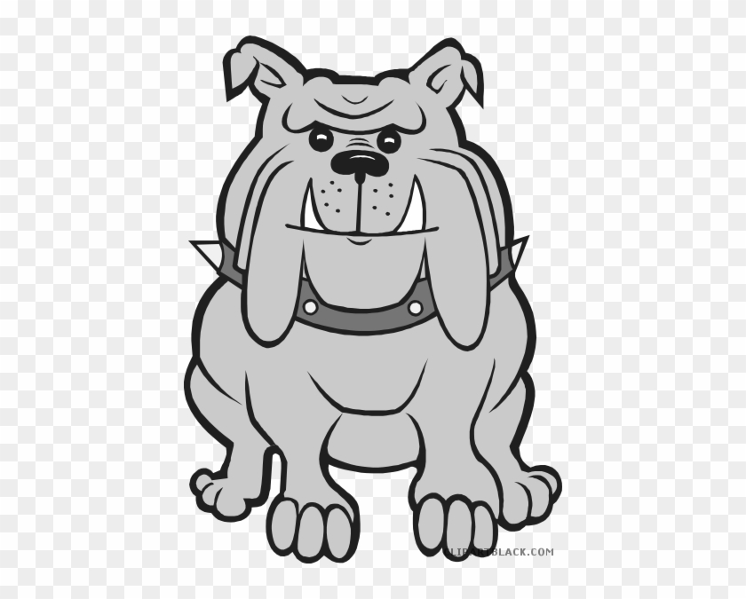 Bulldog Animal Free Black White Clipart Images Clipartblack - Happy Bulldog Clipart #379953