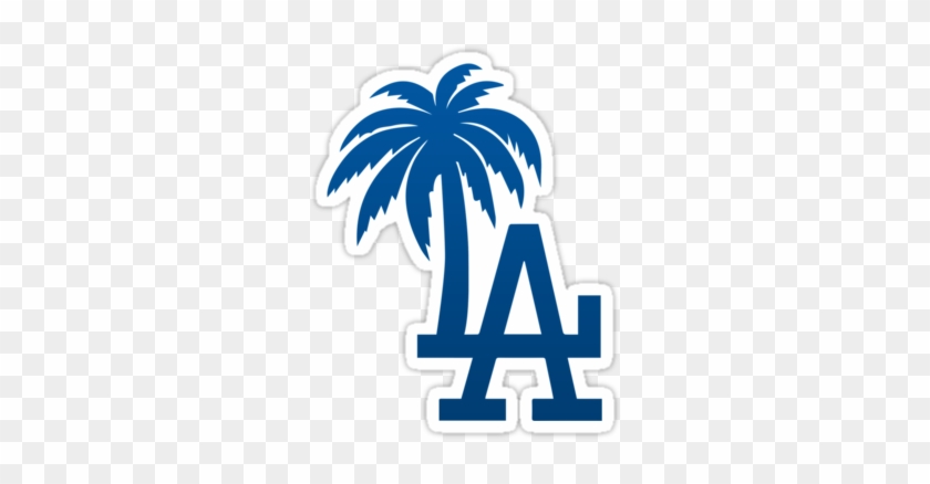 La Palm Trees By Presentdank Los Angeles Dodgers - La Palm Tree Tattoo #379977