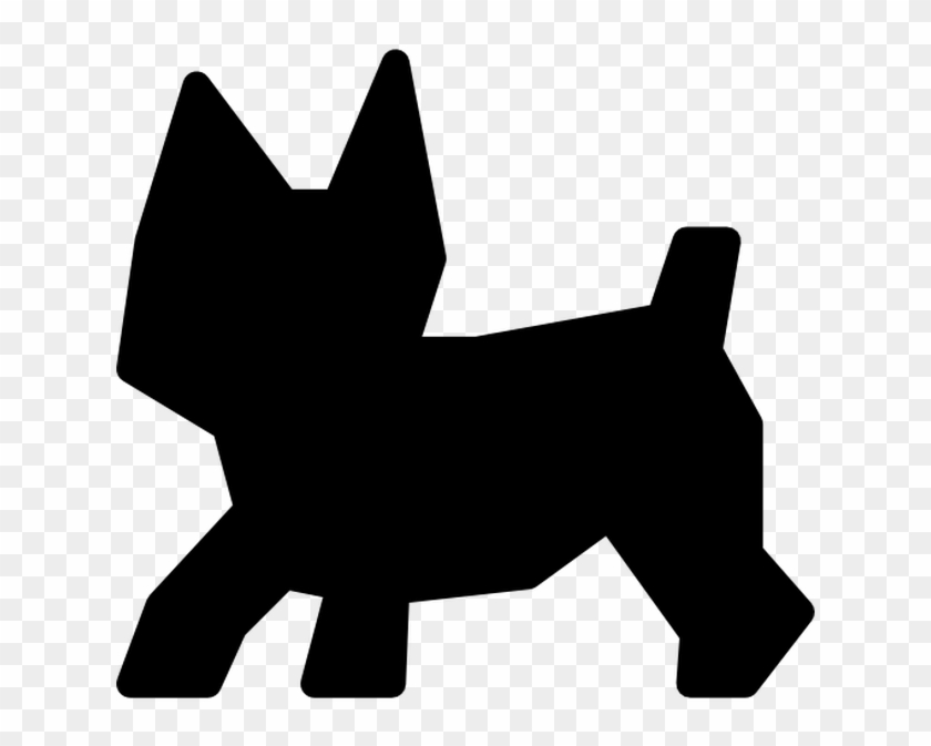 Puppy, Black Small Pet Dog Shape Free Vector Icons - Companion Dog #380050