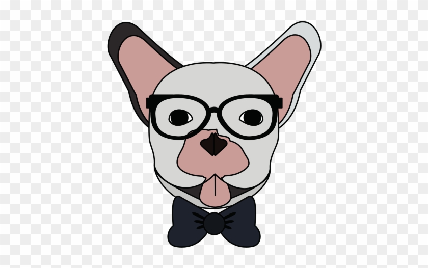 Hipster French Bulldog Icon - Companion Dog #380053