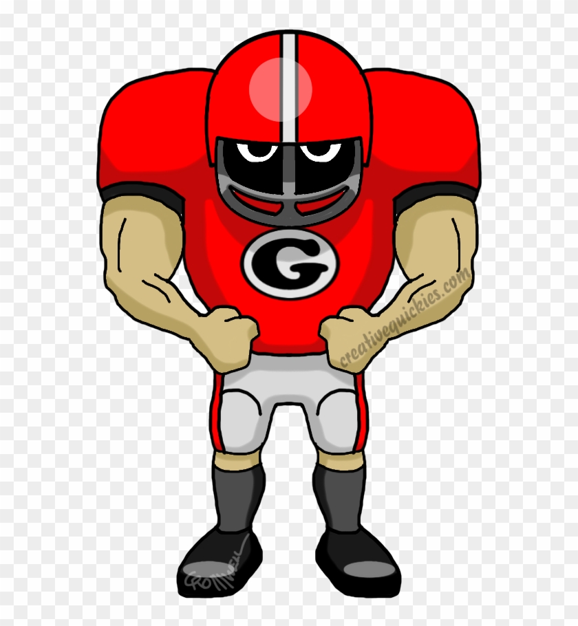 Athens Georgia Bulldogs - Dallas Cowboy Football Player Clipart #380054