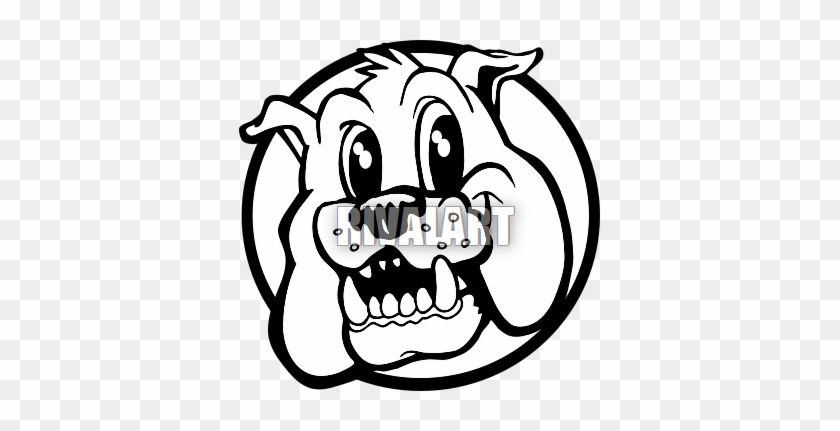 Happy Bulldog Head Clipart - Springmore Bulldog #380123