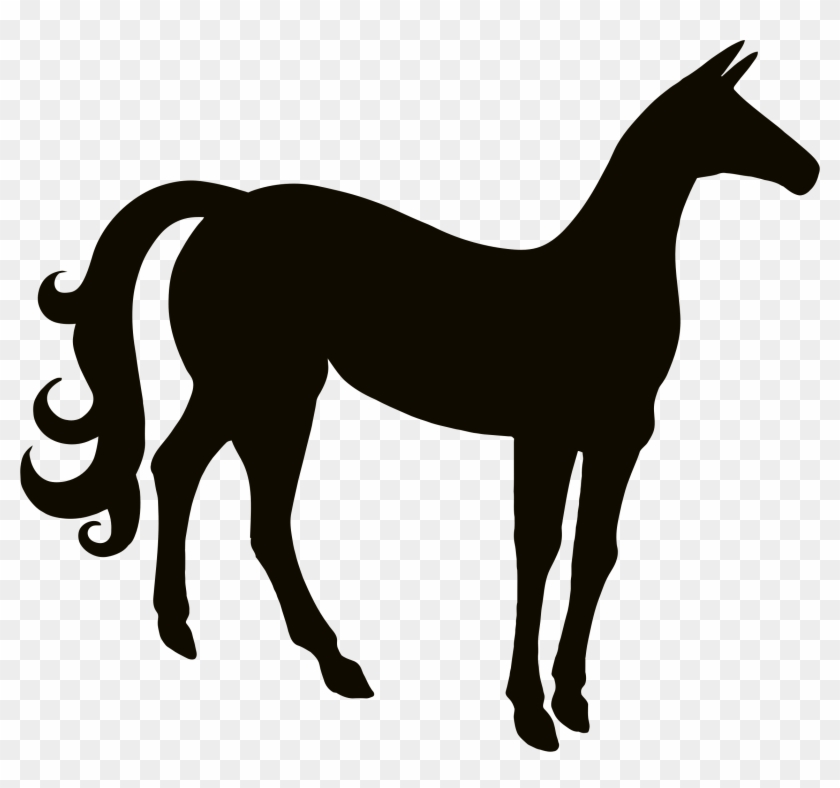 Stylized Horse Silhouette - Black Horse Silhouette Png #380127