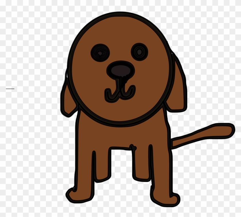 Dog, Beagle, Animal, Brwon - Custom Little Brown Dog Shower Curtain #380138