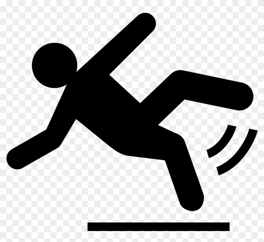 Computer Icons Youtube Slip And Fall Clip Art - Fall Detection Icon #380205