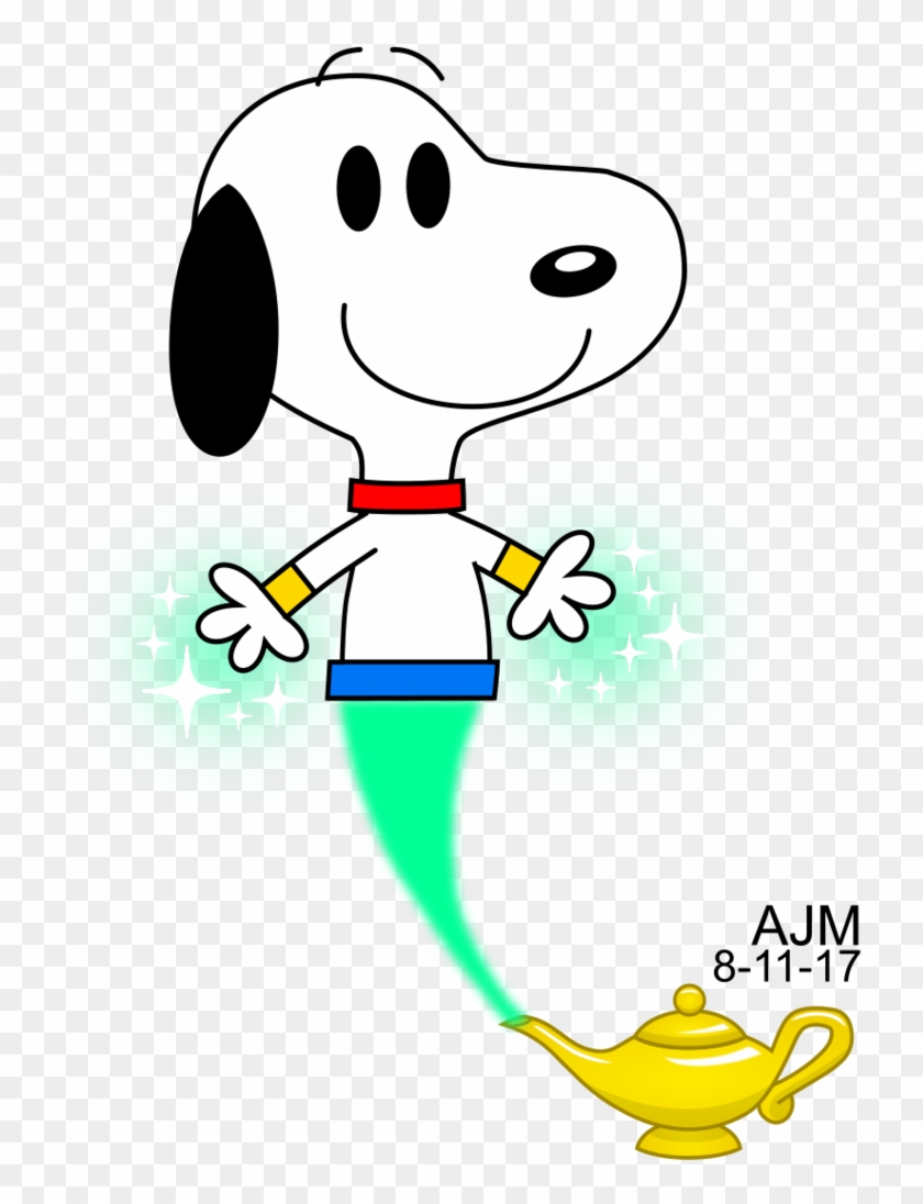 Genie Snoopy Doing Djinn Magic By Makatoons - Comics #380276