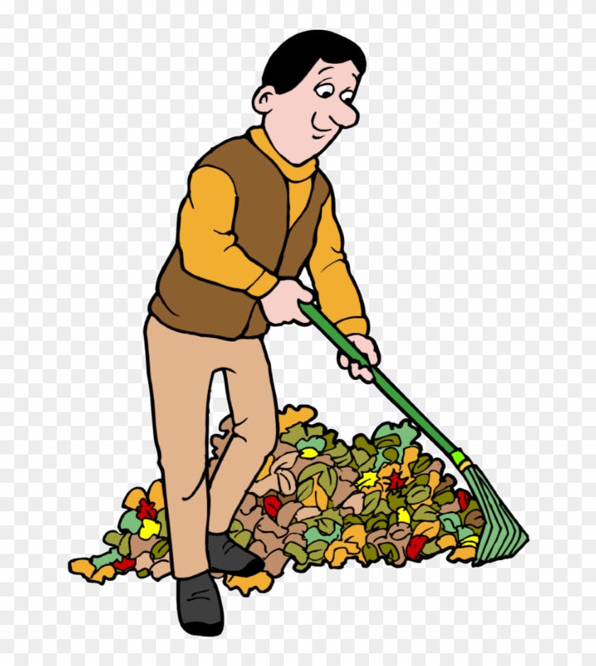 This Year, The Autumnal Equinox Falls On September - Raking Leaves Clip Art #380377