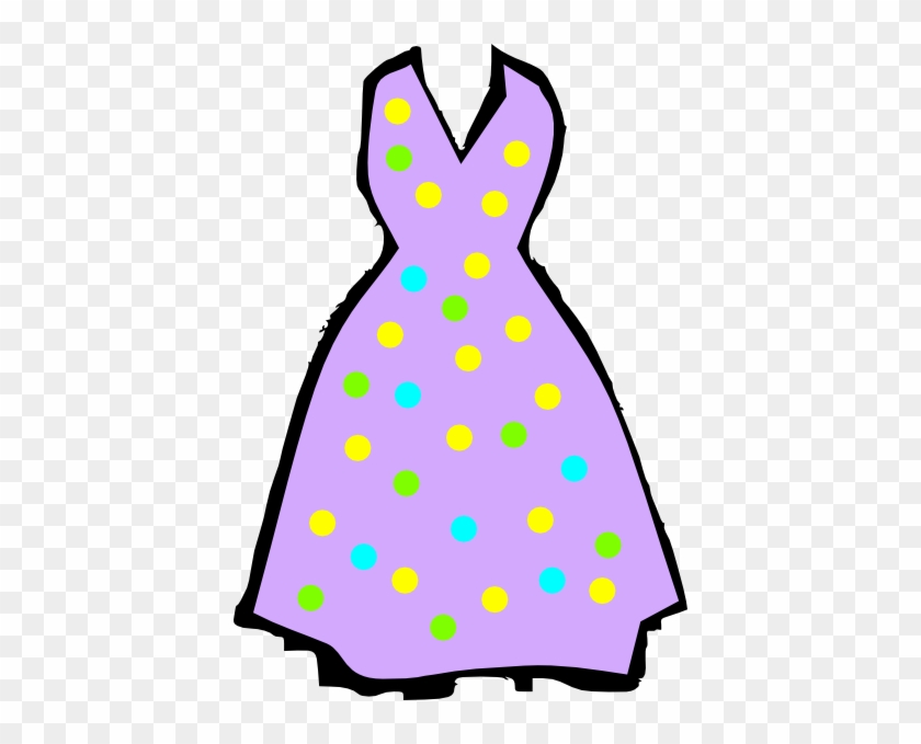 Dress Clipart Purple Dress - Girl Dress Clipart Transparent #380555